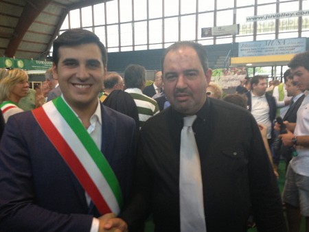 Hrh Prince Guglielmo Rinaldini and HM Giacomo Massa (Mayor of Gottolengo - BS)